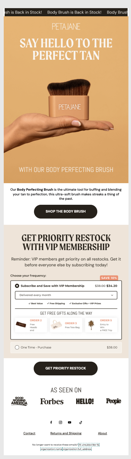 Peta Jane - Say hello to the perfect tan